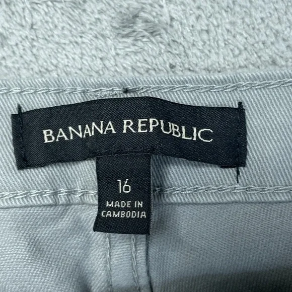 Banana Republic Women's Size 16 High Rise Twill Pant Gray d0035 - Picture 7 of 16